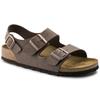 Birkenstock Milano Birko-Flor Nubuck - Mocca